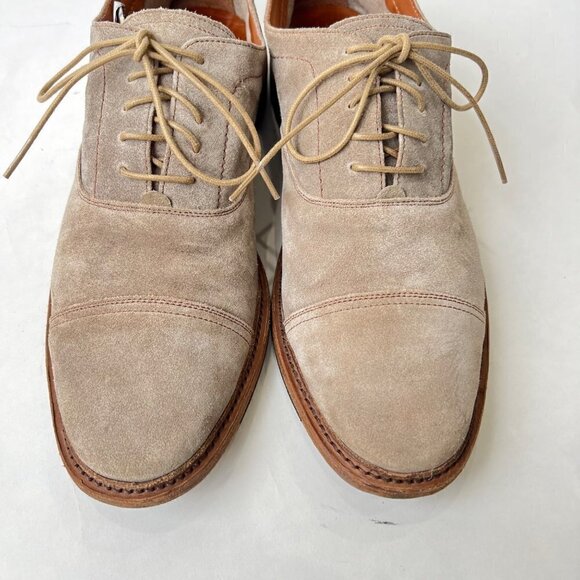 ❤️ Frye Paul Bal Oxford in Suede leather, Tan, Size 10.5 D - Picture 3 of 13